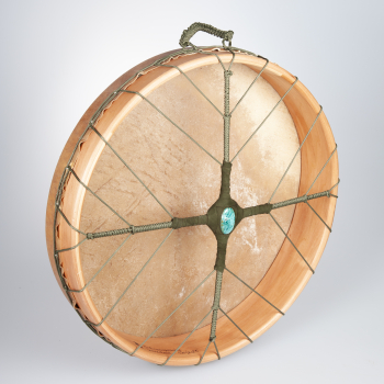 Pferdetrommel , handgefertigte schamanische Rahmentrommel mit 45cm Durchmesser